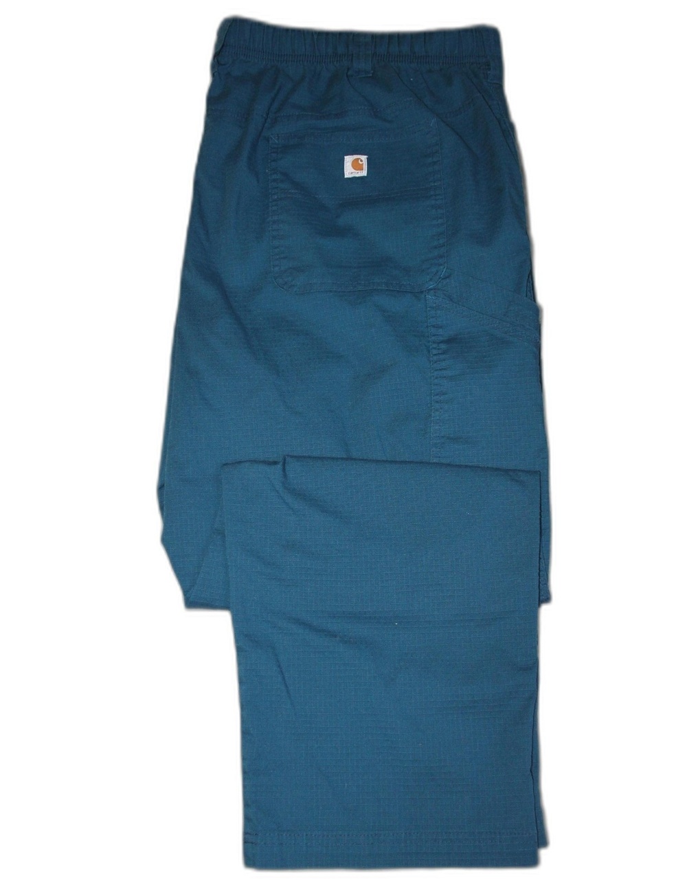 Carhartt Pants Mens 3XL Short Blue Cargo Relaxed Fit Canvas Stretch C56418S